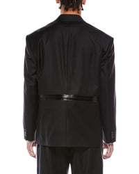 Helmut Lang Zip Driver Wool Blazer