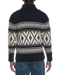 Brunello Cucinelli Cable Cashmere Funnel Neck Cardigan