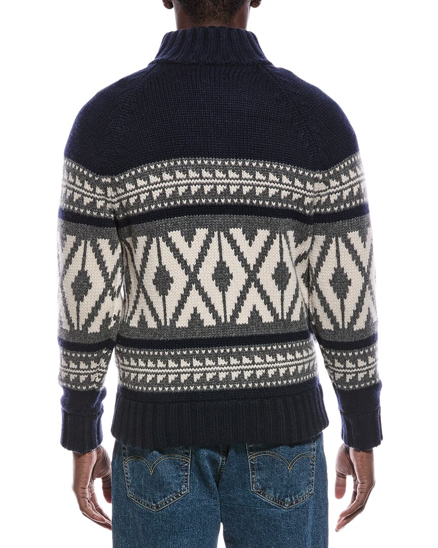 Brunello Cucinelli Cable Cashmere Funnel Neck Cardigan