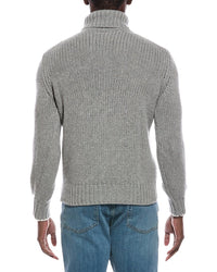 Brunello Cucinelli Cable Cashmere Turtleneck Sweater