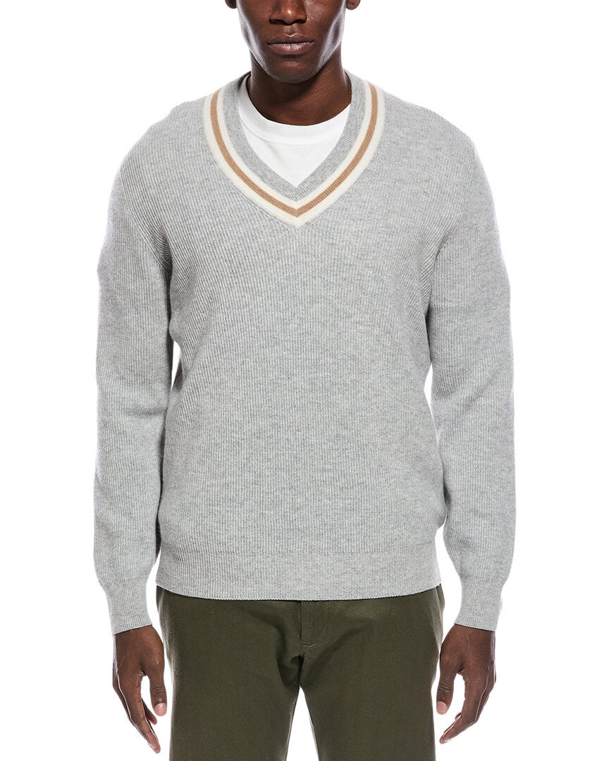 Brunello Cucinelli Cashmere V-Neck Sweater