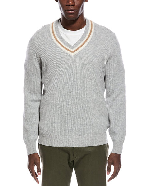 Brunello Cucinelli Cashmere V-Neck Sweater – Bluefly Brunello Cucinelli Cashmere V-Neck Sweater – Bluefly