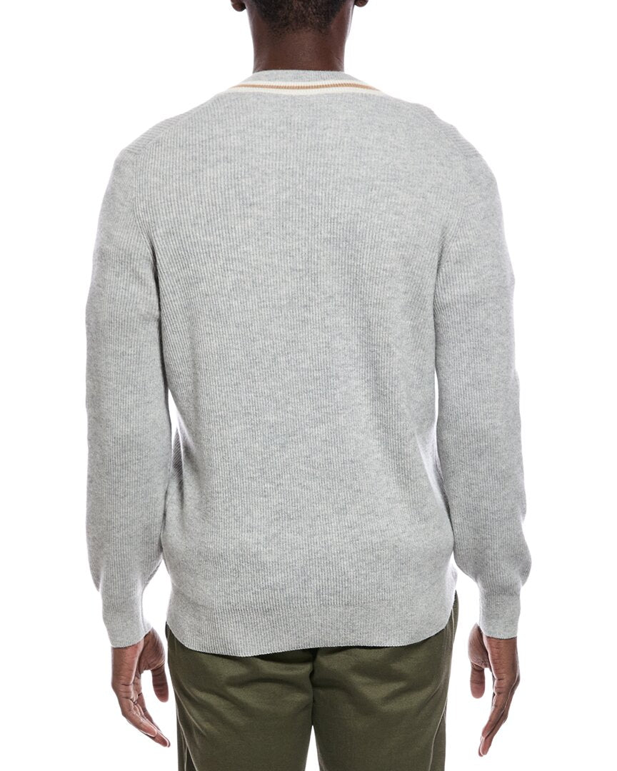 Brunello Cucinelli Cashmere V-Neck Sweater – Bluefly