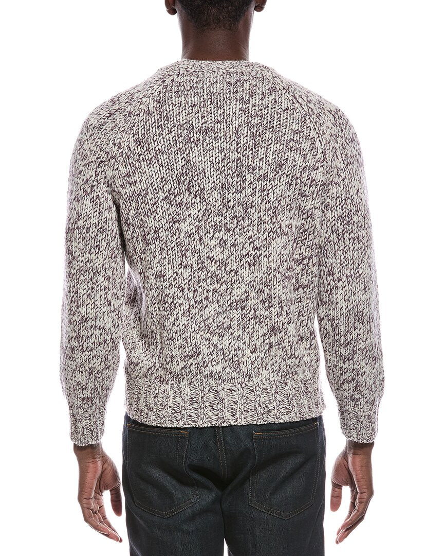 Brunello Cucinelli Wool, Cashmere, & Silk-Blend Crewneck Sweater