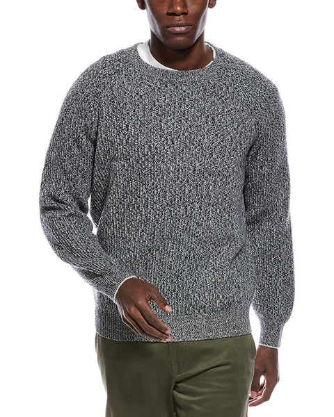 Brunello Cucinelli Wool, Cashmere, & Silk-Blend Crewneck Sweater Brunello Cucinelli Wool, Cashmere, & Silk-Blend Crewneck Sweater