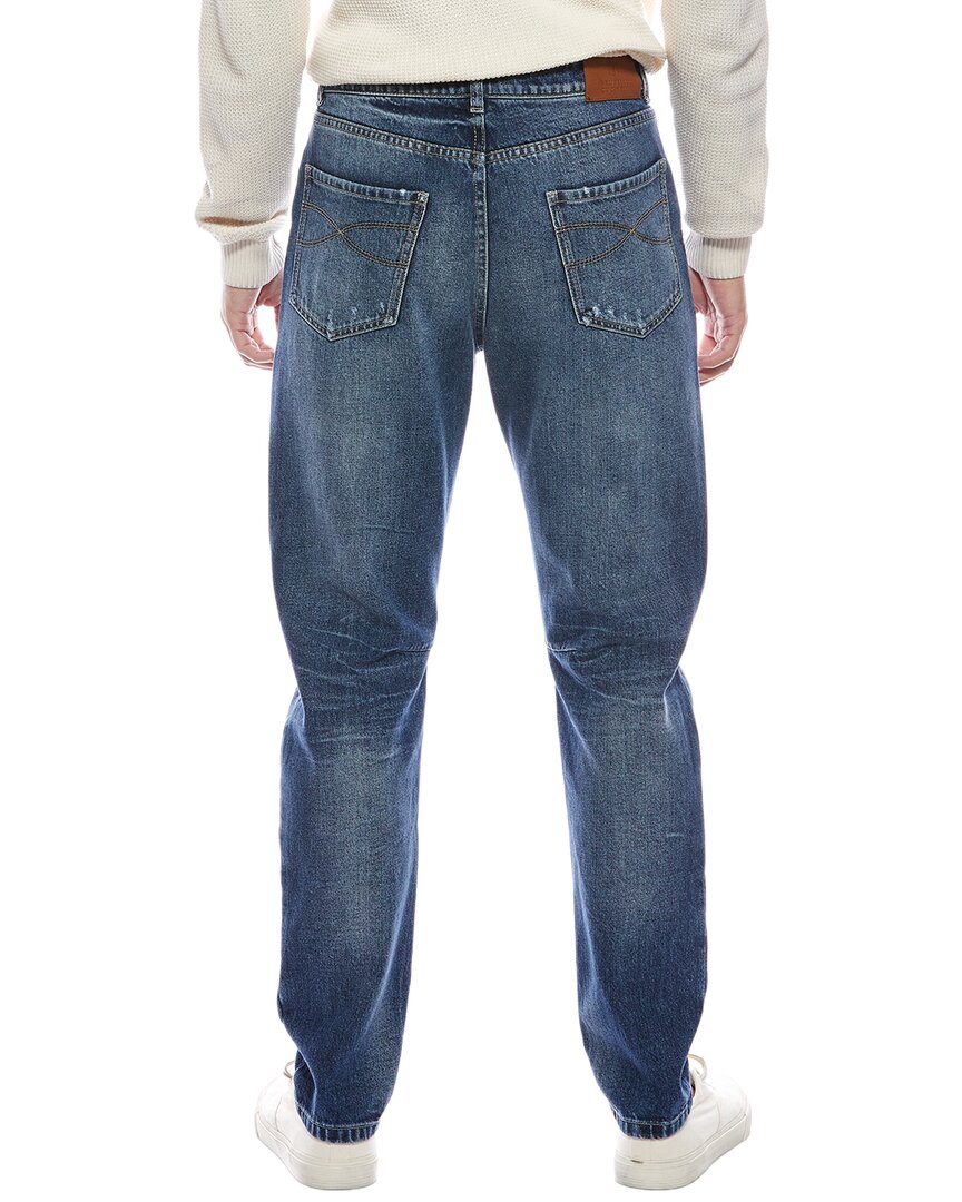 Brunello Cucinelli Medium Wash Leisure Fit Jean – Bluefly