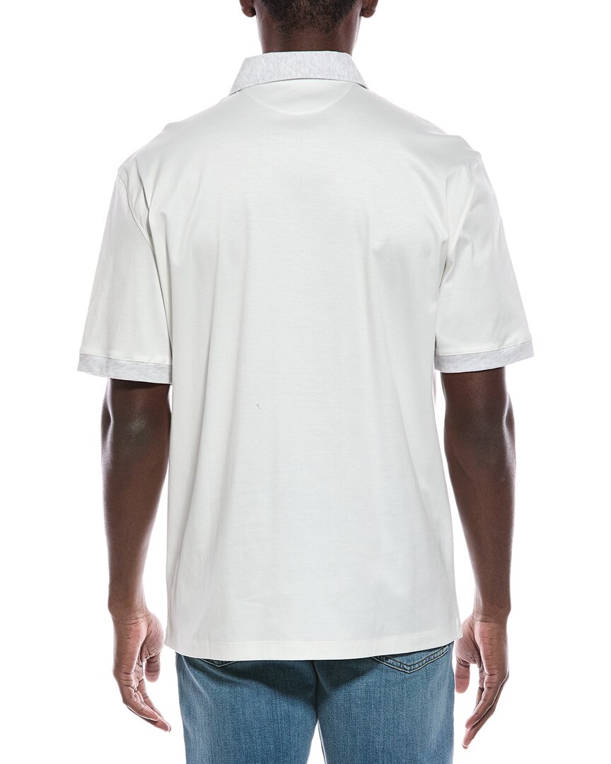 Brunello Cucinelli ストライプポロシャツ Brunello Cucinelli ストライプポロシャツ