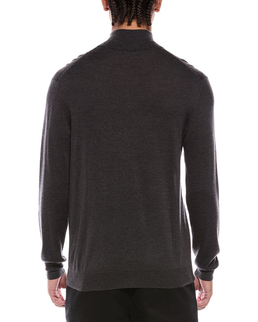N.Peal Regent Fine Gauge Cashmere & Silk-Blend 1/2-Zip Sweater