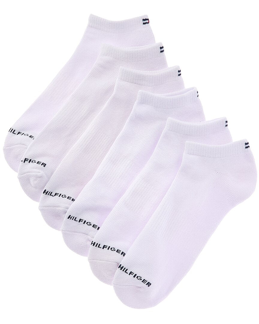 Tommy Hilfiger 6Pk Solid Athletic No Show Socks