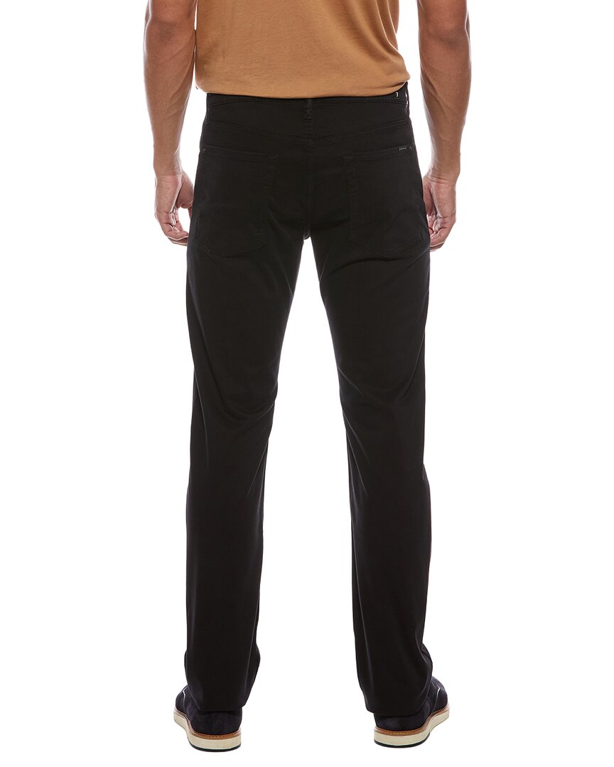 7 For All Mankind The Straight Sateen Black Jean