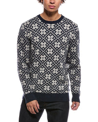 Weatherproof Vintage Super Soft Donegal Snowflake Crewneck Sweater