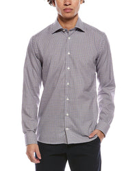 Eton Micro Check Fine Twill Slim Fit Shirt