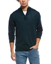 Eton Fine Knit Wool 1/2-Zip Pullover