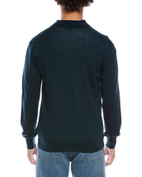 Eton Fine Knit Wool 1/2-Zip Pullover