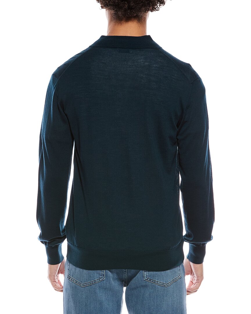Eton Fine Knit Wool 1/2-Zip Pullover