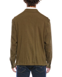 Hugo Boss Carper Zip Linen-Blend Jacket