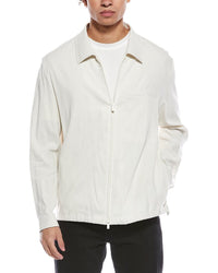 Hugo Boss Carper Zip Linen-Blend Jacket