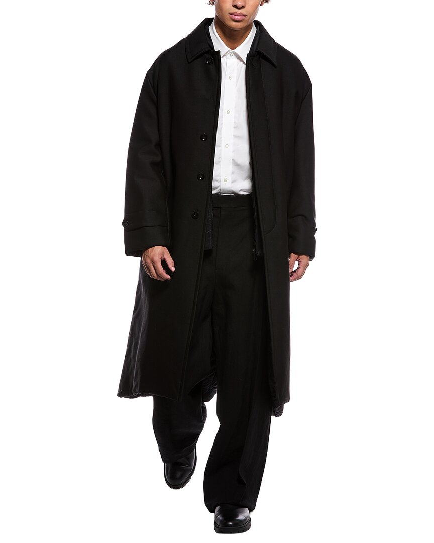 Valentino Reversible Wool & Silk-Blend Coat