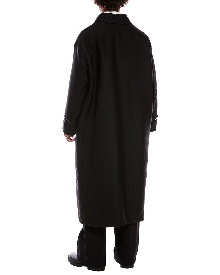 Valentino Reversible Wool & Silk-Blend Coat