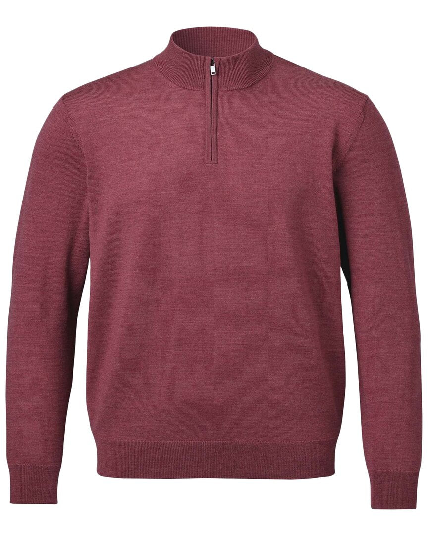 Charles Tyrwhitt Merino Wool Zip Neck Sweater
