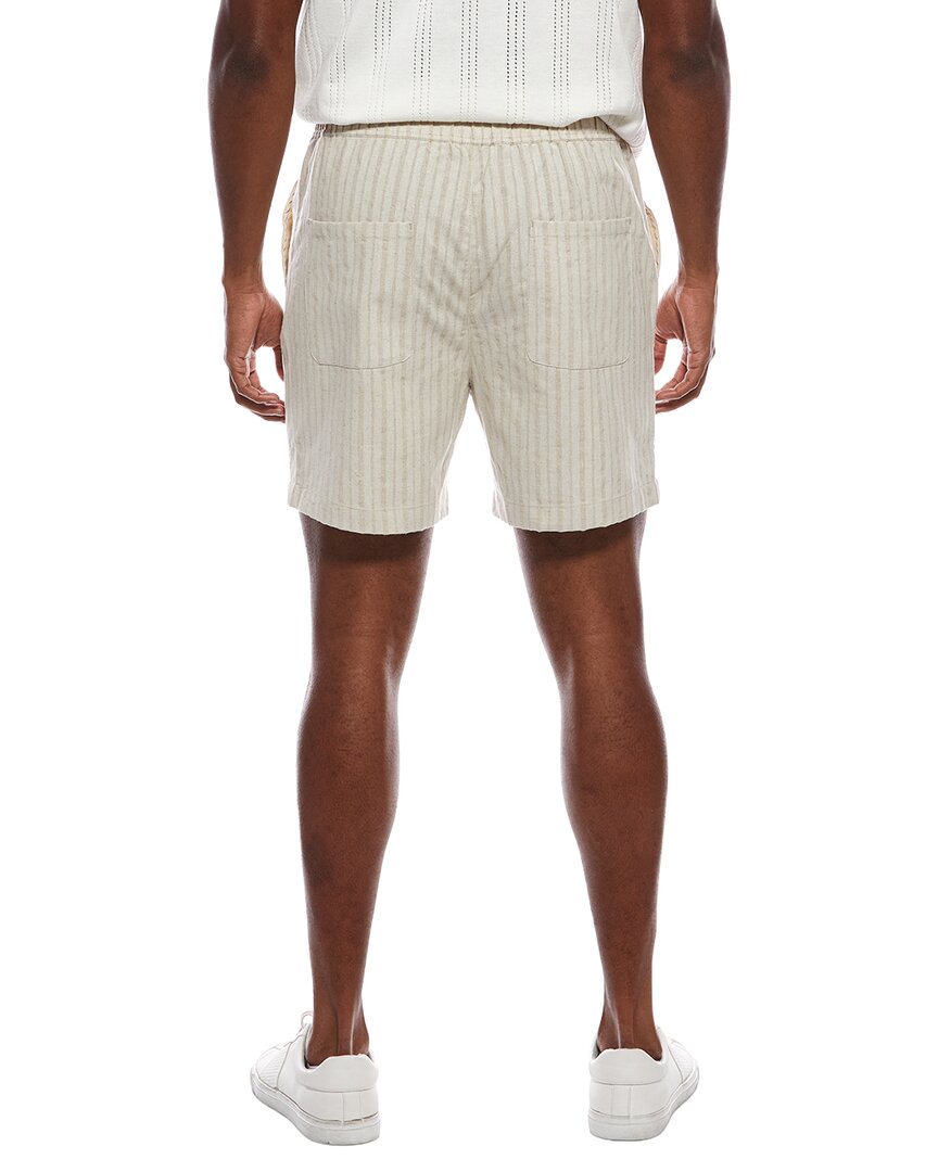 Slate & Stone Elastic Waist Easy Linen-Blend Short