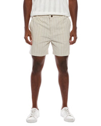 Slate & Stone Elastic Waist Easy Linen-Blend Short
