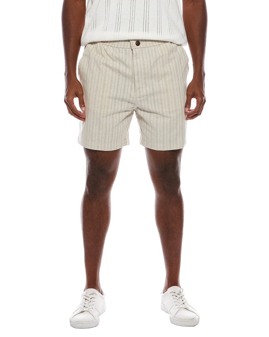 Slate & Stone Elastic Waist Easy Linen-Blend Short