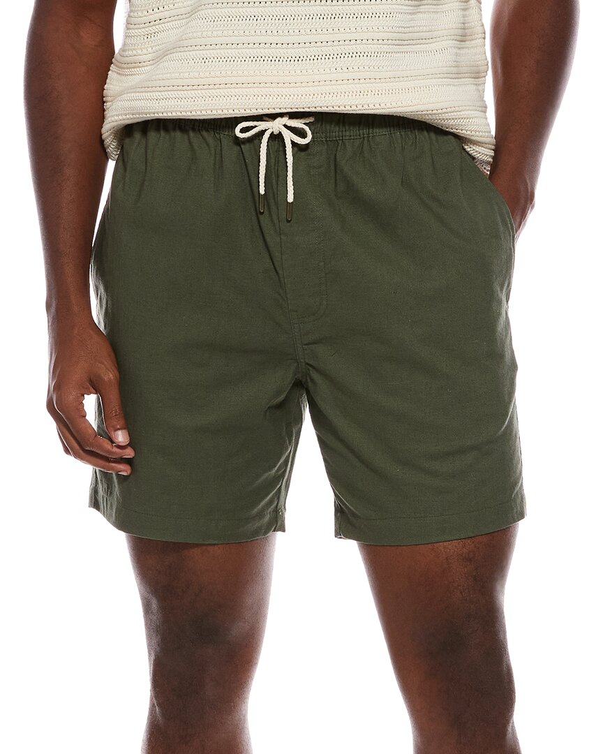 Slate & Stone Drawstring Relaxed Linen-Blend Short