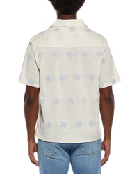 Slate & Stone Embroidered Weave Floral Shirt