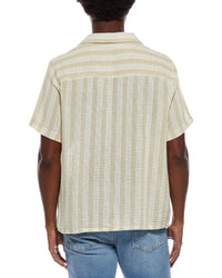 Slate & Stone Camp Collar Textured Weave Shirt