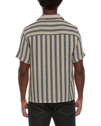 Slate & Stone Camp Collar Textured Weave Shirt