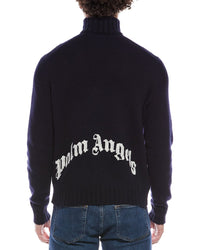 Palm Angels Wool-Blend Turtleneck Sweater