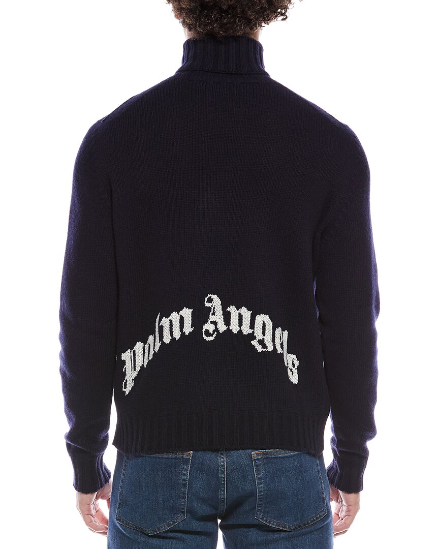 Palm Angels Wool-Blend Turtleneck Sweater