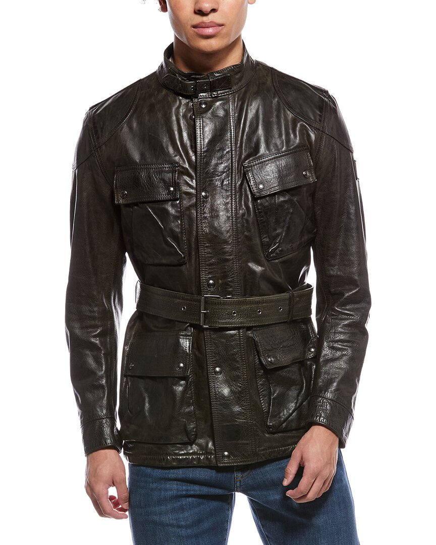 Belstaff Belstaff Legacy Trialmaster Leather Panther Jacket