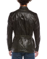 Belstaff Belstaff Legacy Trialmaster Leather Panther Jacket