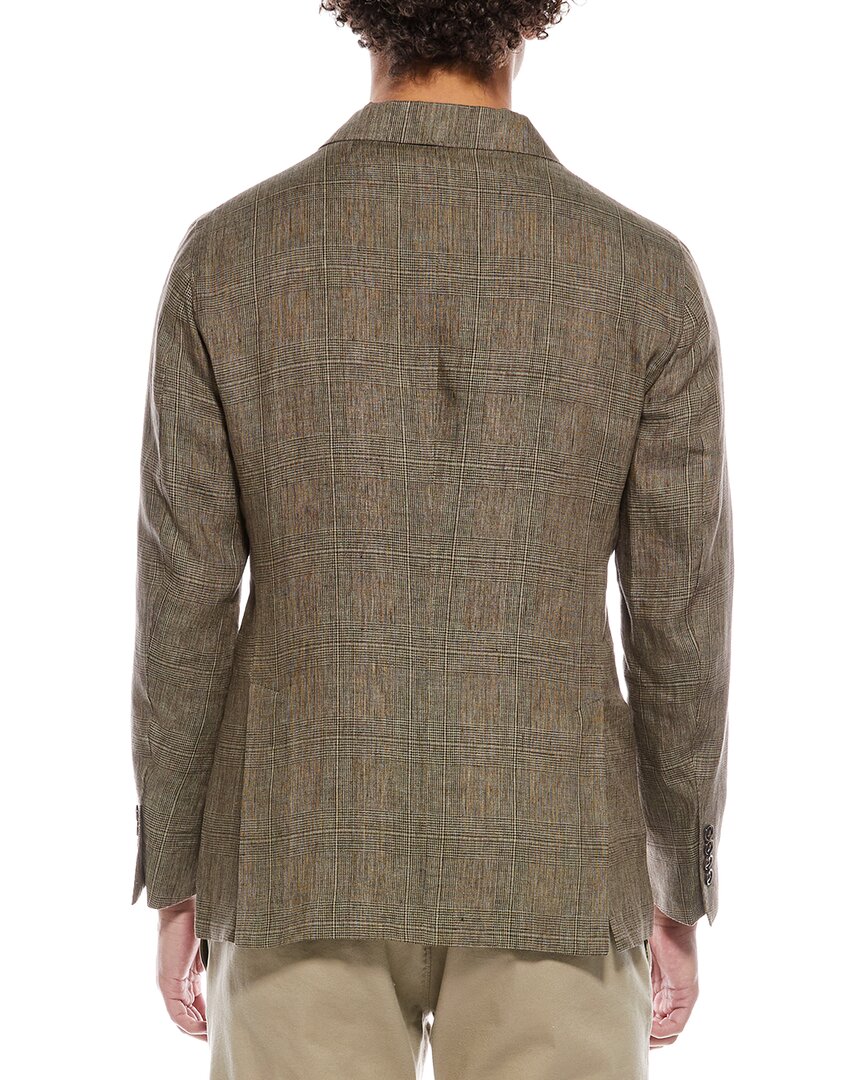 Todd Snyder Plaid Linen Sutton Jacket
