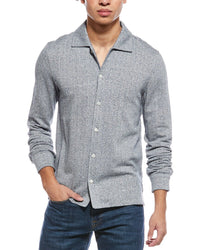 Todd Snyder Knit Jacquard Linen-Blend Shirt