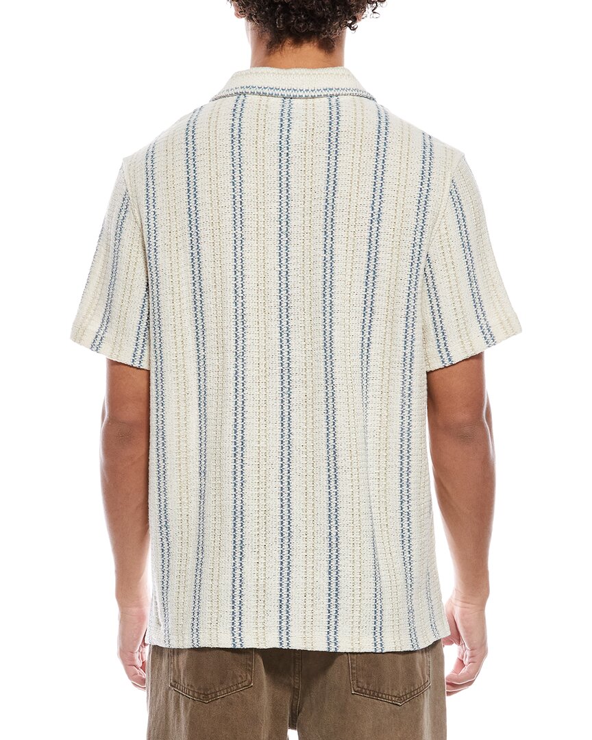 Todd Snyder Open-Knit Polo Shirt