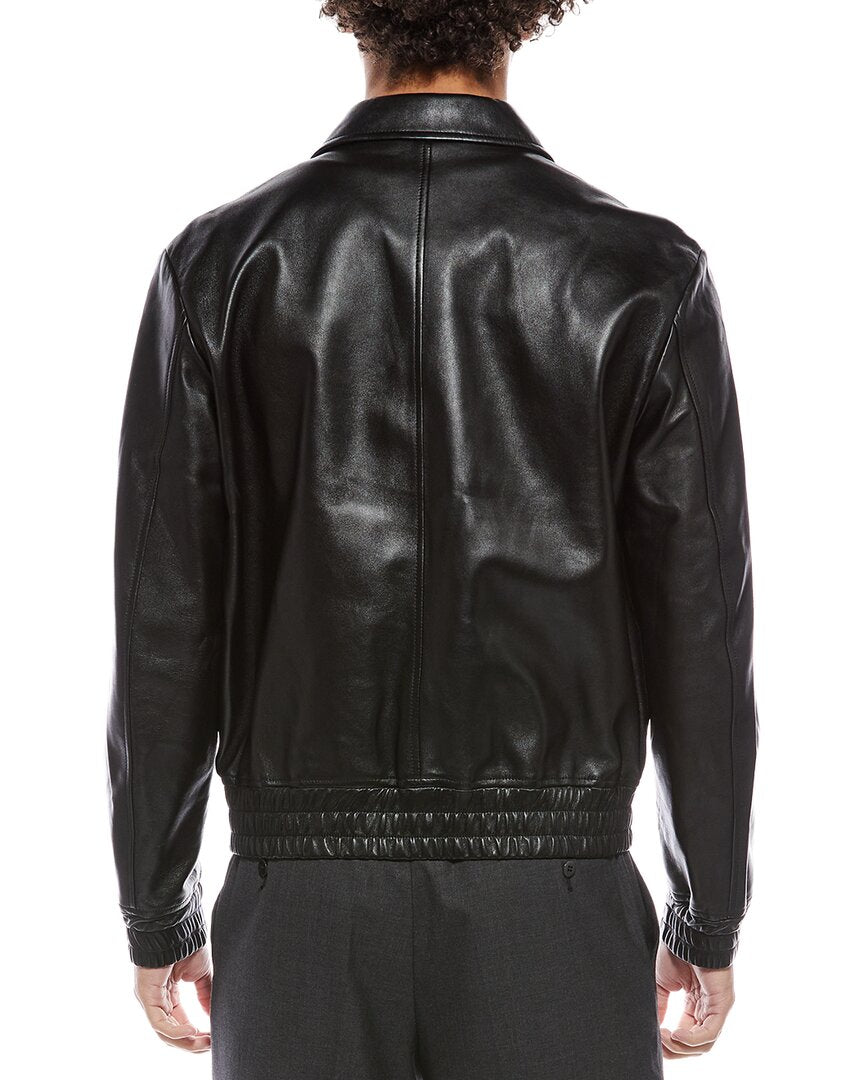 Todd Snyder Leather Bomber Jacket