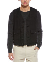 Todd Snyder Linen Utility Vest
