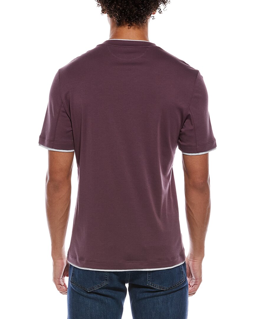 Brunello Cucinelli Silk-Blend T-Shirt