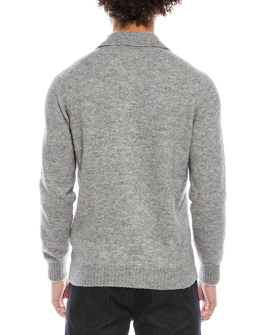 Brunello Cucinelli Alpaca & Wool-Blend Polo Sweater