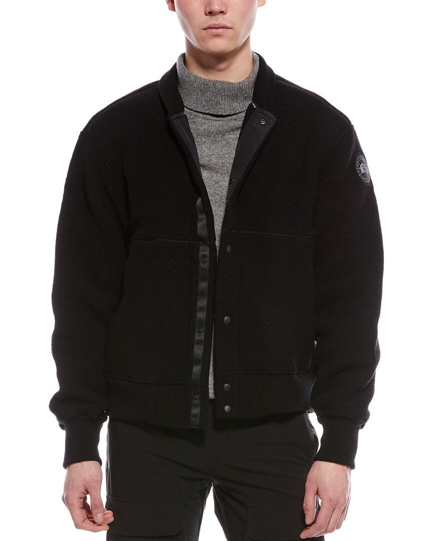 Canada Goose Canada Goose Hudson Wool-Blend Fleece Bomber Jacket