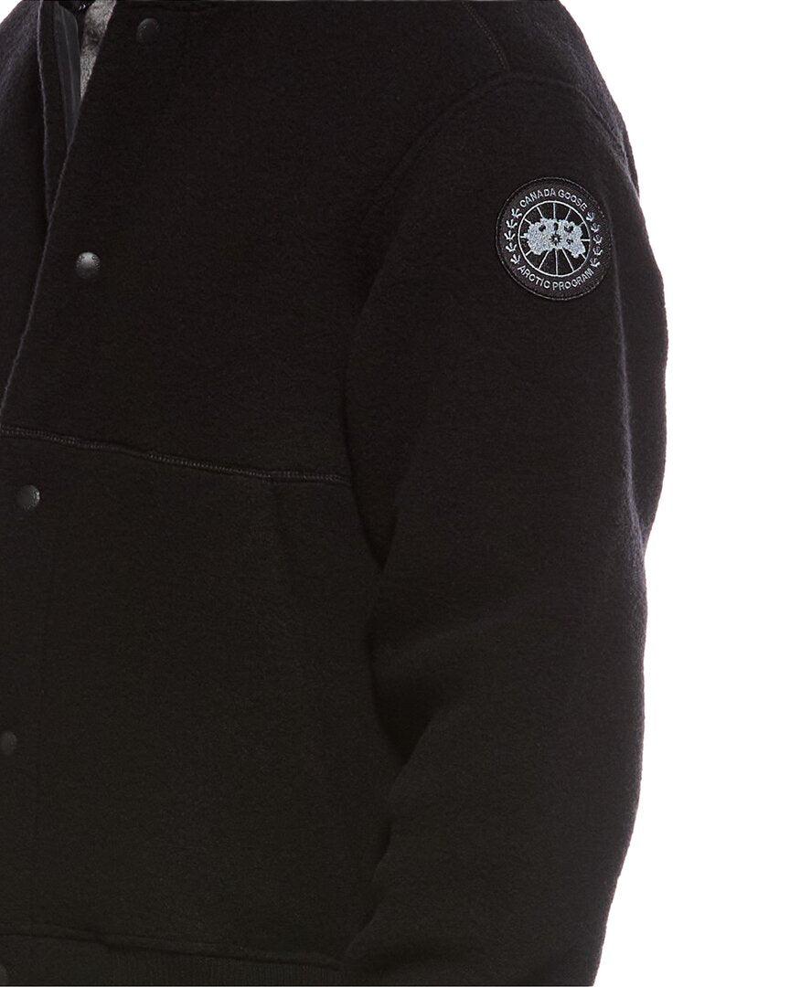 Canada Goose Canada Goose Hudson Wool-Blend Fleece Bomber Jacket