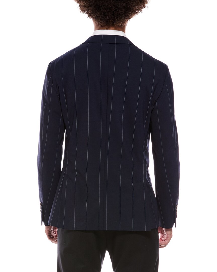 Eleventy Single Breasted Wool-Blend Jacket