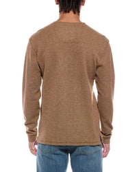 Weatherproof Vintage Variegated Microstripe Waffle Henley