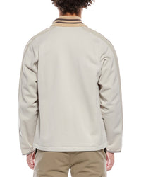 Theory Textured Knit Mixed Media Jacket