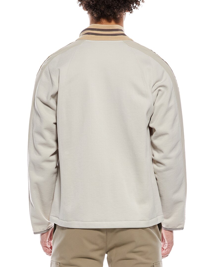 Theory Textured Knit Mixed Media Jacket