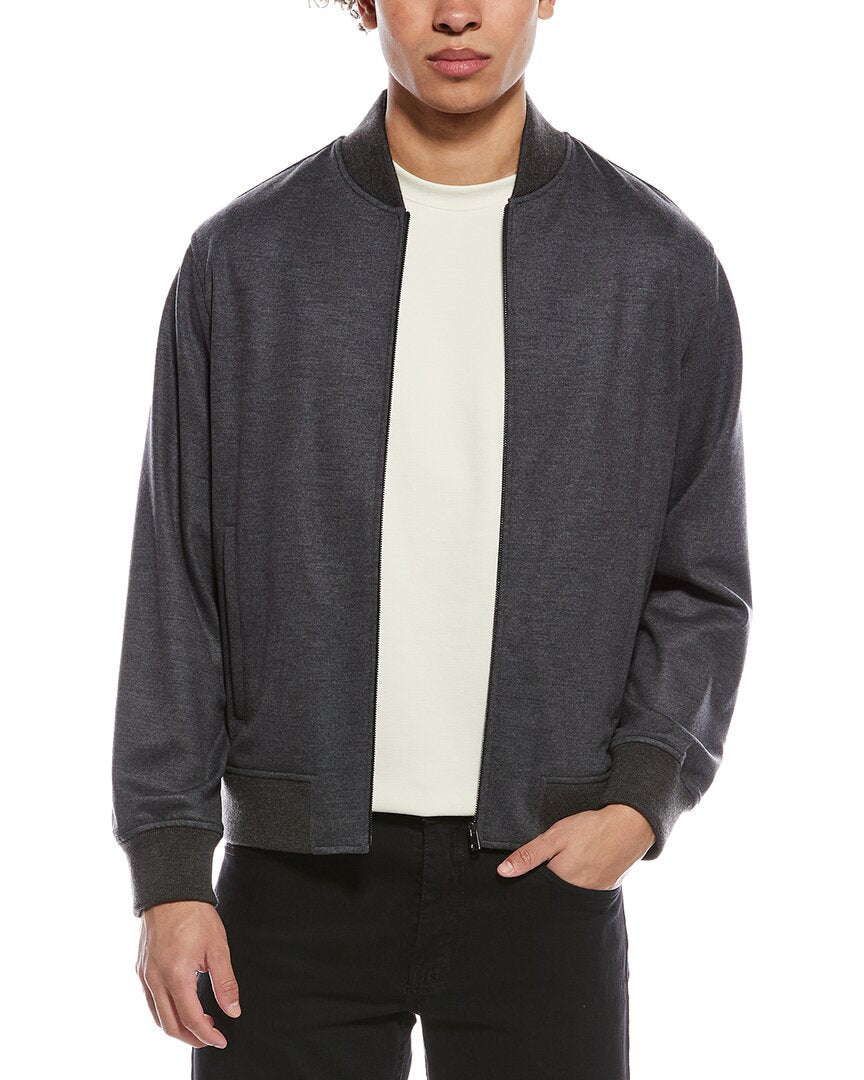 Theory Clean Wool-Blend Bomber Jacket