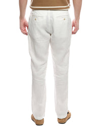 Onia Linen Tapered Pleated Trouser